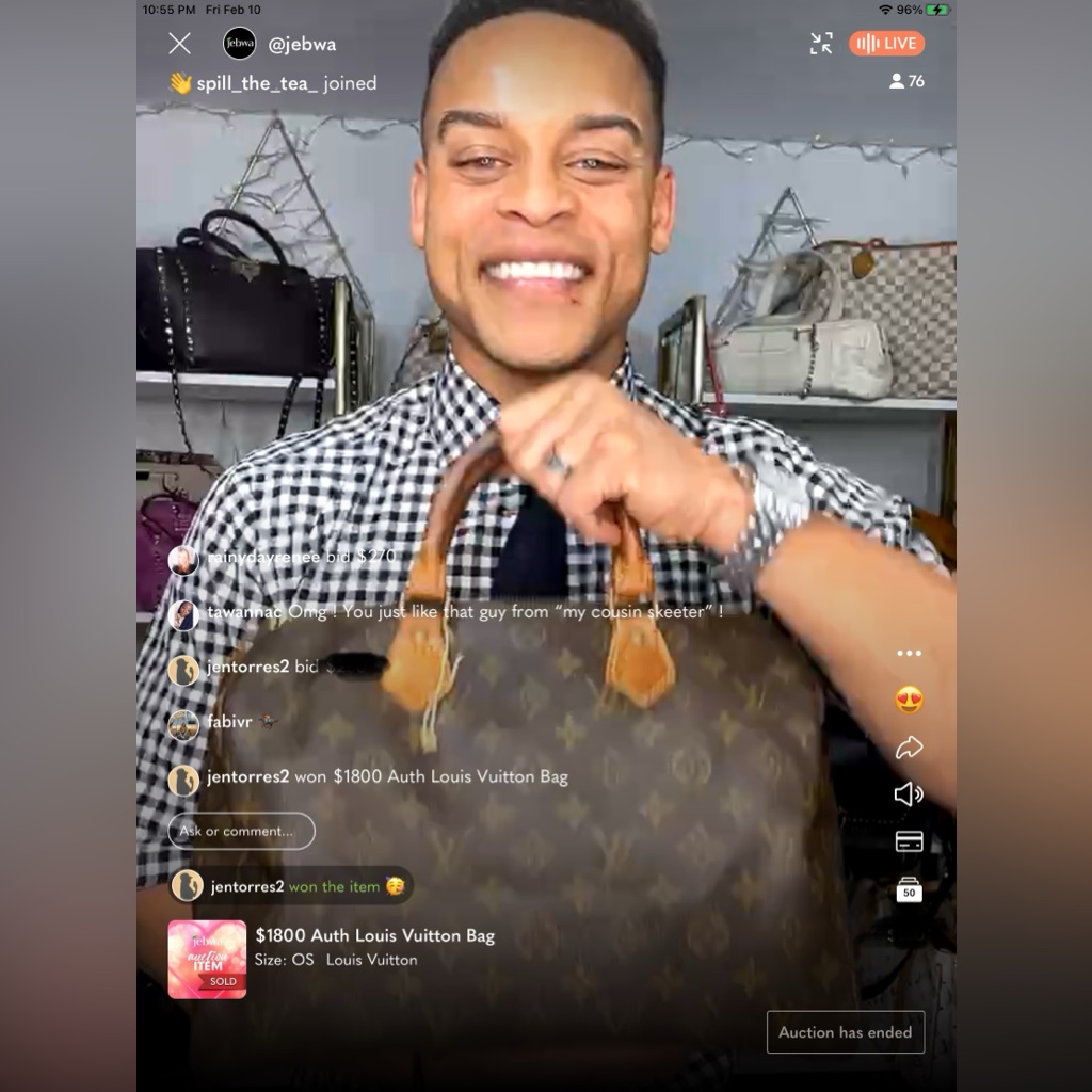 1800 Auth Louis Vuitton Bag